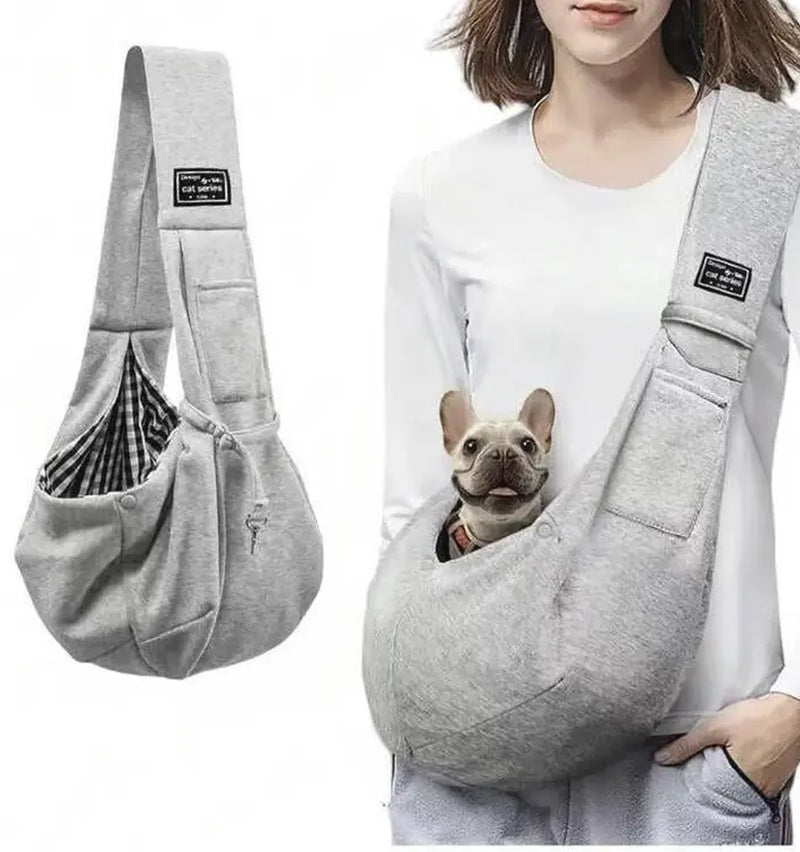 Stylish & Versatile Pet Sling Carrier: Travel Hands-Free with Your Small Dog or Cat! 🐾💕✨