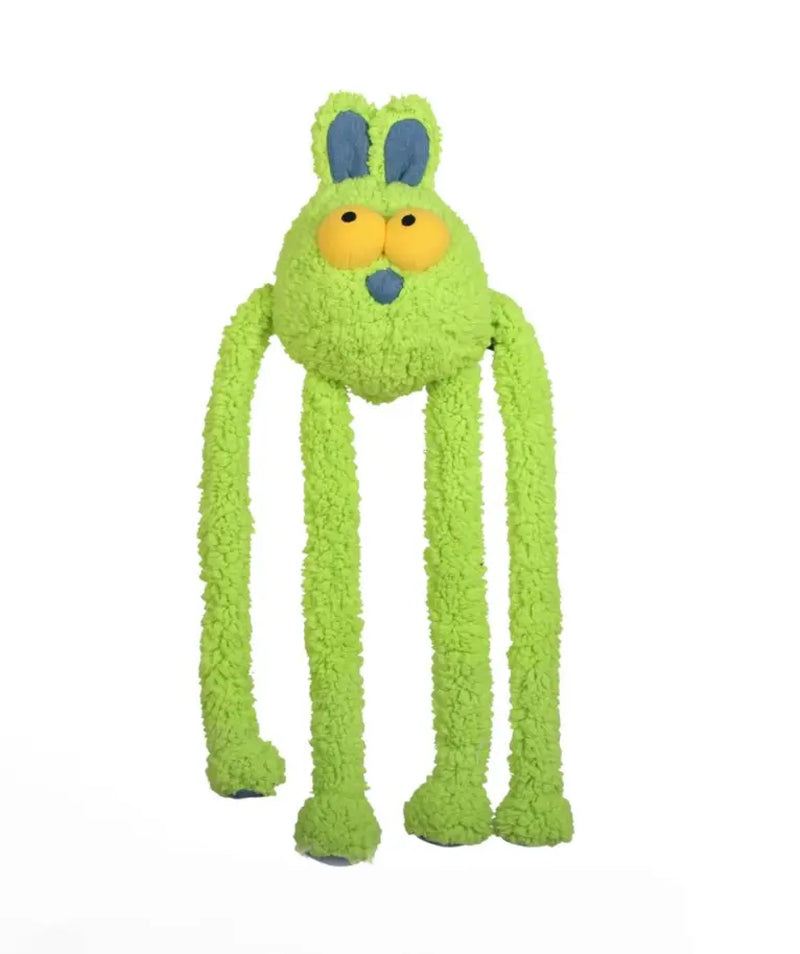 Petpetronixqmonster Rope-Feet Bunny Plush/Tug Toy for Dogs -Tug Toy Noise Dog Toys
