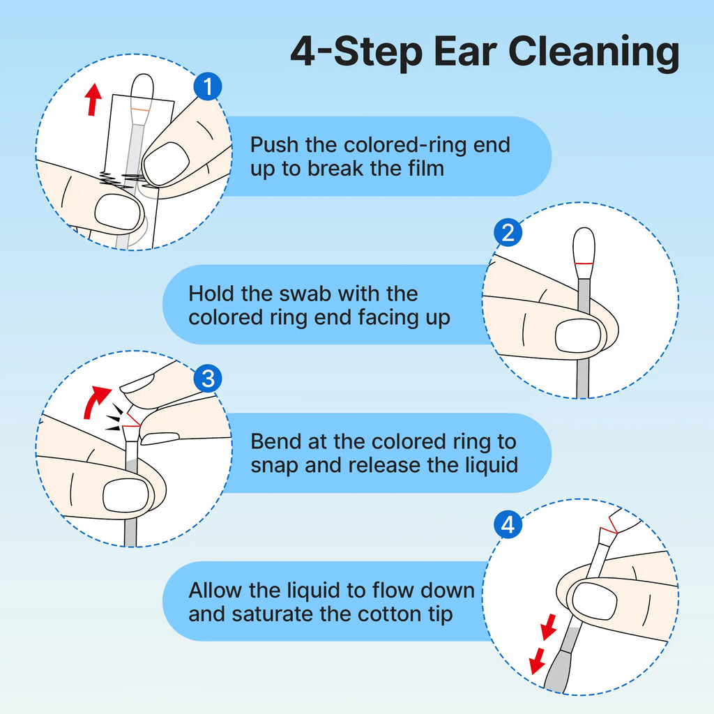 Pawfirst Pet Ear Cleaning Cotton Swabs – Earwax & Odor Remover for Cats & Dogs, Individually Wrapped, Break-To-Release Liquid, Dry/Wet Dual-Use, 100 Pack with Aloe, Witch Hazel & Chamomile Formula #Summervibes #Petlovers