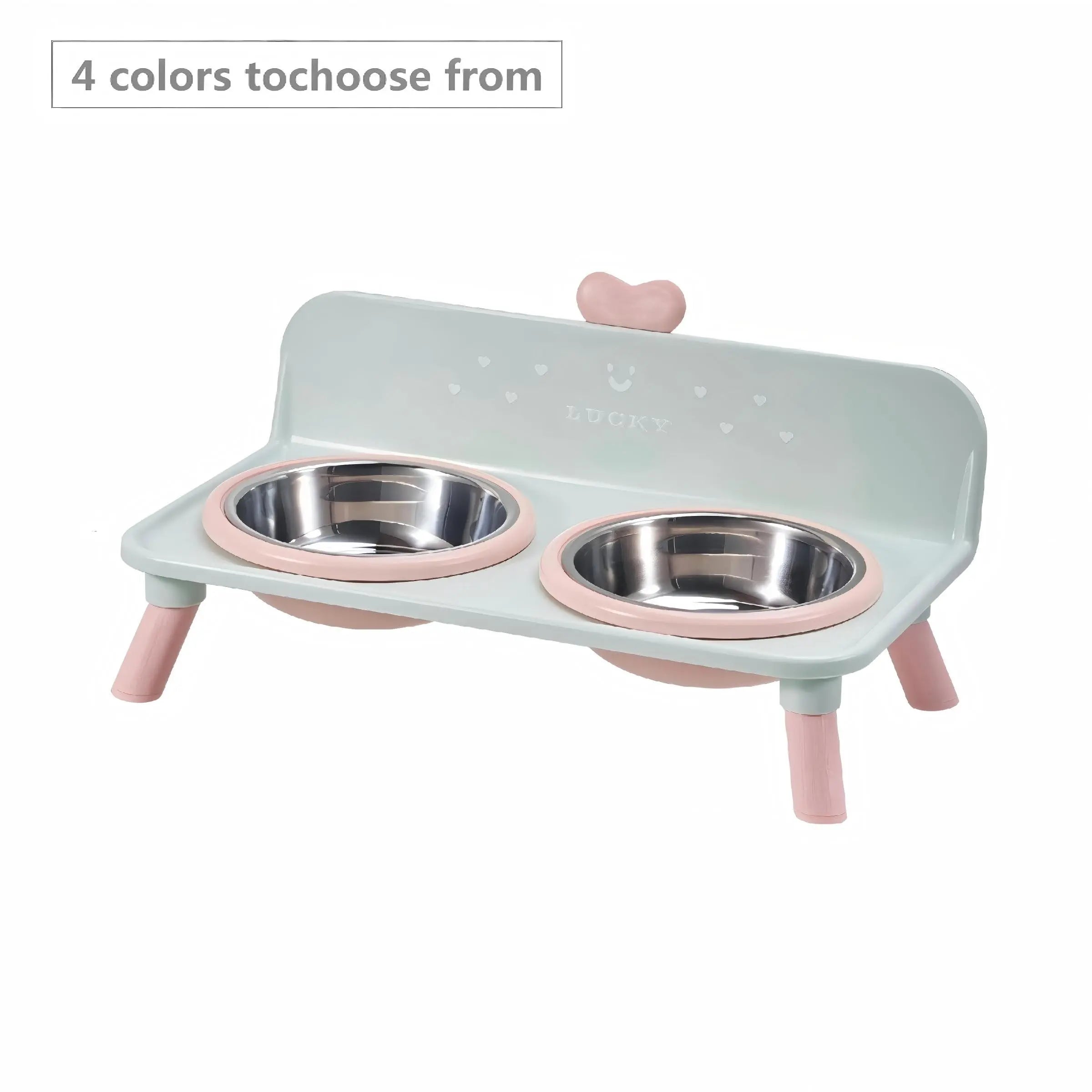 Upgrade your pet's mealtime with these cute heart-shaped macaron bowls! 🐾💕 Anti-spill stainless steel feeding set for your furry friends - perfect for cats and dogs! 🐶🐱✨