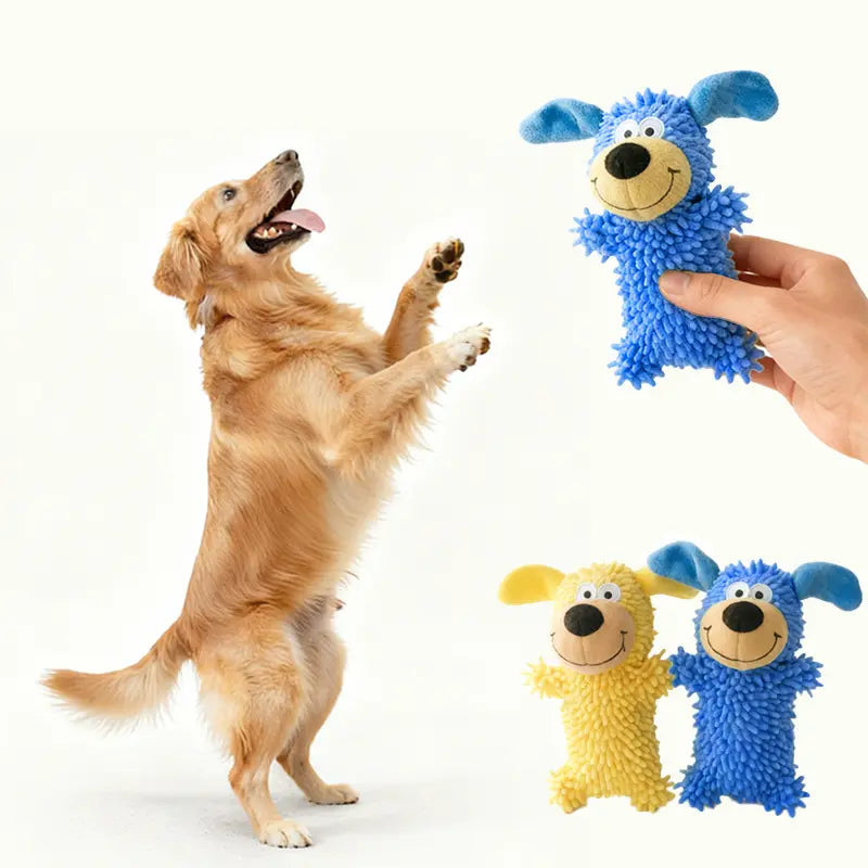 Unleash Fun this Holiday Season with Our Interactive Blue Dog Toy! Perfect for Cleaning Teeth and Boredom Relief. 🎄🐶 #DogGifts #HappyPup