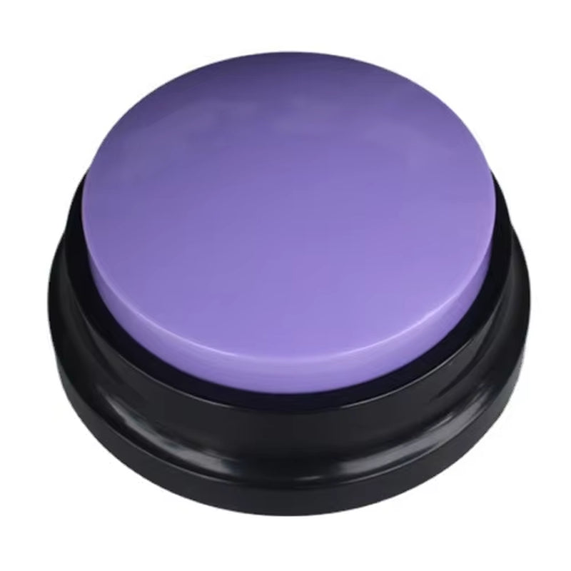 Pet Button Color Voice Recording Button, Dog Buttons for Communication Pet Training Buzzer, 30 Second Record