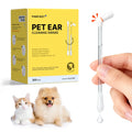 Pawfirst Pet Ear Cleaning Cotton Swabs – Earwax & Odor Remover for Cats & Dogs, Individually Wrapped, Break-To-Release Liquid, Dry/Wet Dual-Use, 100 Pack with Aloe, Witch Hazel & Chamomile Formula #Summervibes #Petlovers
