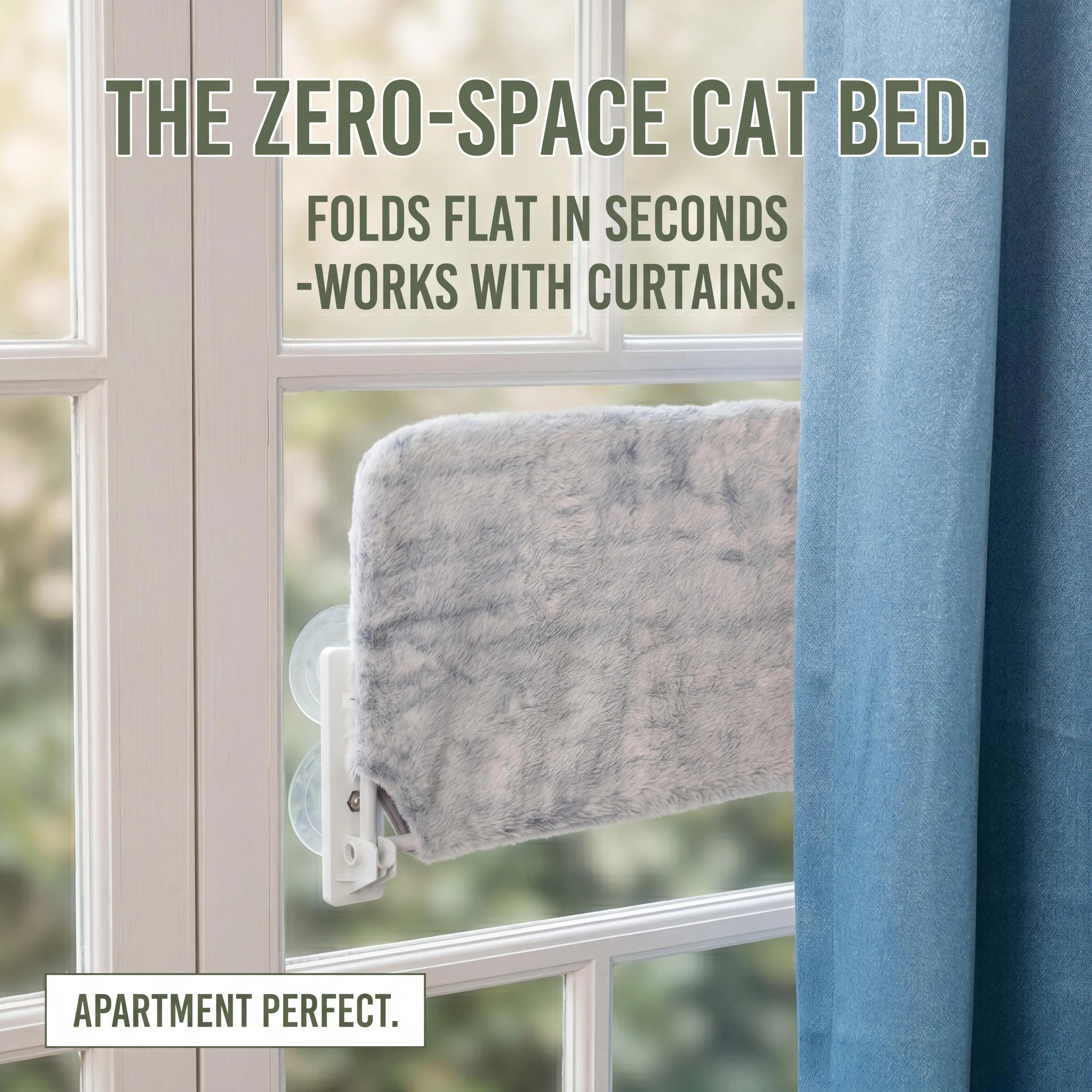 Elevate Your Cat's Chill Game with Our Sturdy Window Hammock! 🐾✨ Perfect for Sunbathing & Napping - Machine Washable, Cordless, and Super Strong Suction Cups! 🐱🌞 #CatLovers #CatHammock