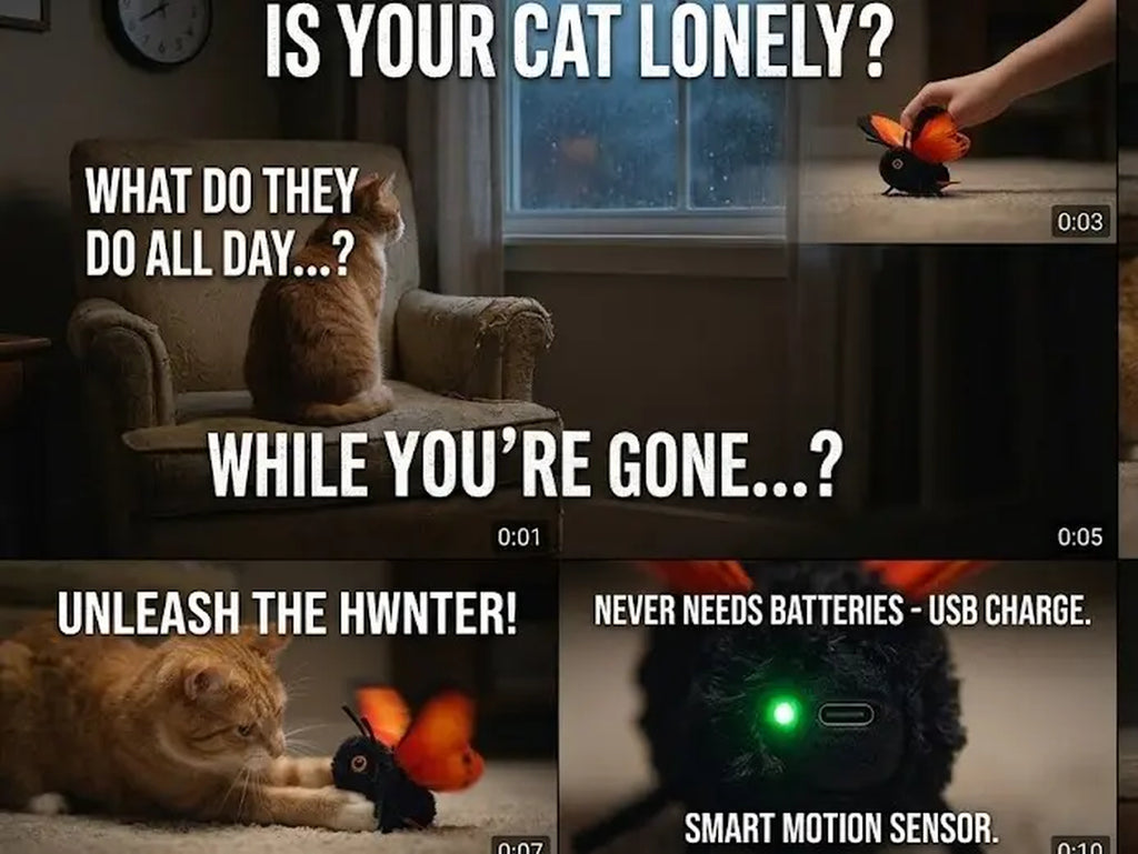 Electric Cat Toy - 300Mah Interactive Fun USB Rechargeable | Fun Indoor Engaging Kitten Game | for Small Medium Large Kitten Yards Porches Gardens Lawn Indoor
