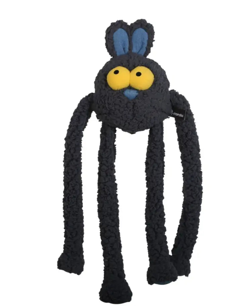 Petpetronixqmonster Rope-Feet Bunny Plush/Tug Toy for Dogs -Tug Toy Noise Dog Toys