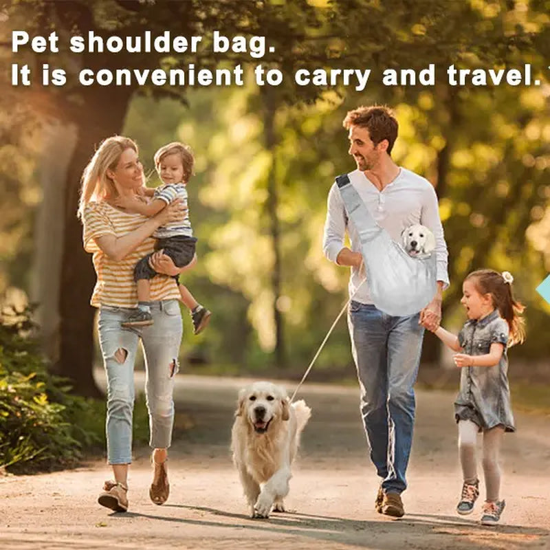 Stylish & Versatile Pet Sling Carrier: Travel Hands-Free with Your Small Dog or Cat! 🐾💕✨