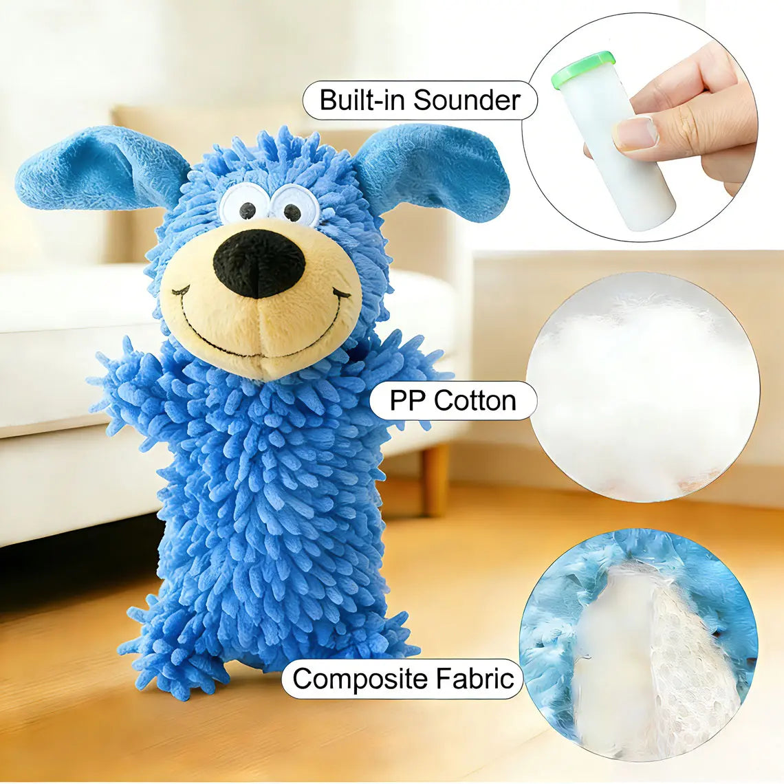 Unleash Fun this Holiday Season with Our Interactive Blue Dog Toy! Perfect for Cleaning Teeth and Boredom Relief. 🎄🐶 #DogGifts #HappyPup