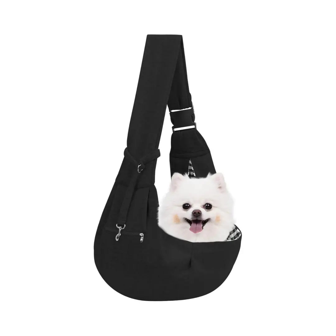 Stylish & Versatile Pet Sling Carrier: Travel Hands-Free with Your Small Dog or Cat! 🐾💕✨