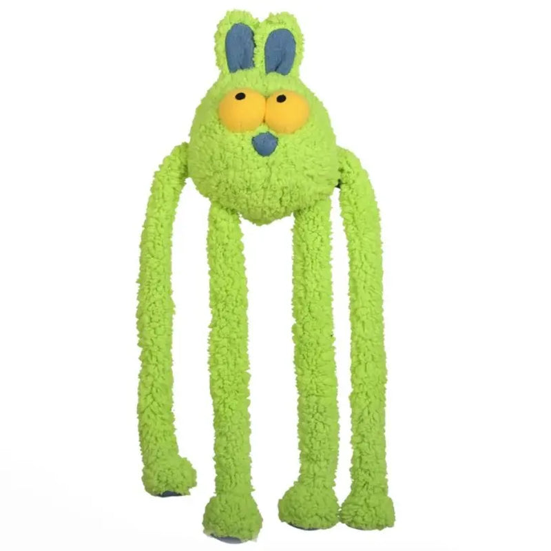 Petpetronixqmonster Rope-Feet Bunny Plush/Tug Toy for Dogs -Tug Toy Noise Dog Toys