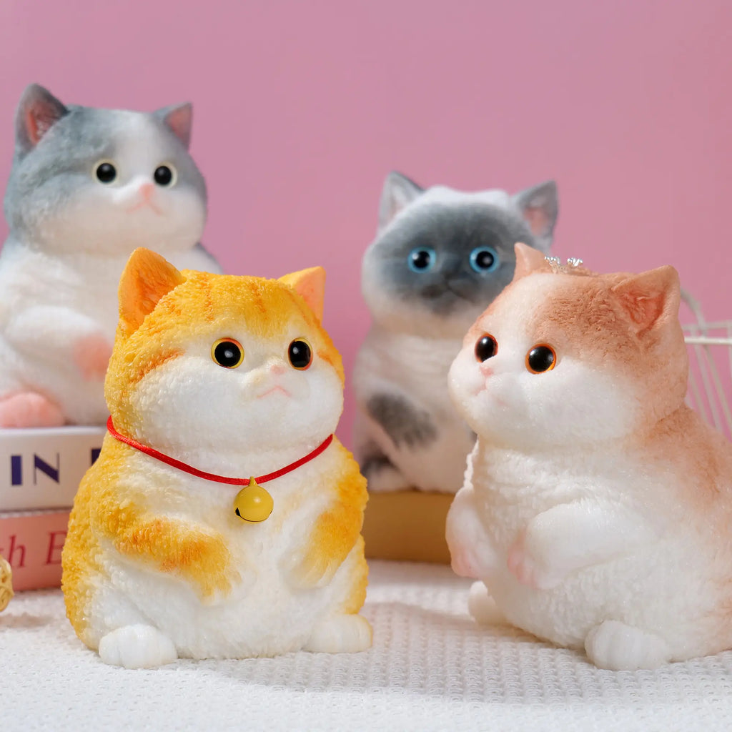 Large Taba Squishy Cat Squishy Dog Handmade Cute Cat DIY Squeeze Toy, Hyperreal Kawaii Cat Simulation Lovely Toy, Squeeze Autism Toys Stress Relidf Toy, Silicone Pinch Cat
